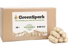 GreenSpark 10lbs Eco-Friendly Universal Fire-starter Indoor/Outdoor Use
