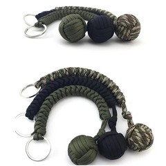 Paracord Keychain Rope Outdoor Camping Accessory Braided Cord Clip
