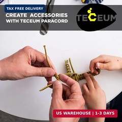 TECEUM 5/32″ Paracord Rope 1000 – 1000ft / 200ft / 100ft / 50ft – Tactical Parac