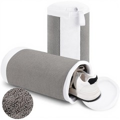 Shoe Washing Machine Bags, 2 PCS Bag for 16 x 8 Inch, Grey+White