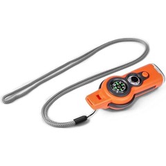 Emergency Survival Function Whistle, Outdoor Multifunctional Tool Safety Orange