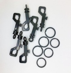 6 Pcs swivel snap Bolt Keychain clips Keychain hooks. Lightweight Durable clasp