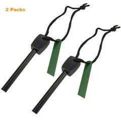 Fire Starter Lighter Magnesium Flint Stone Emergency Camping Survival Gear Kit