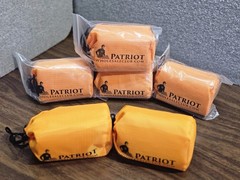 Lot Of 6 Emergency Camping Survival Thermal Mylar Blanket Sleeping Bag Patriot