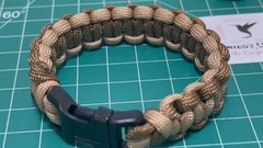 Sparrow’s Handmade Tactical Cobra Weave Style Paracord Bracelet