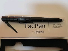 Wiplabs TacPen 4 In 1 Tactical Survival And Self Defense Pen Knife Flashlight
