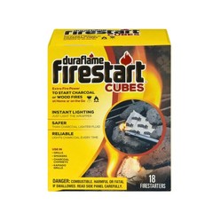 Duraflame Firestart Cubes Firelighters, 18 Pack (3 Pack)