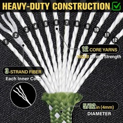 Reflective Paracord Rope 750 lb – 100ft 5/32″ Parachute Cord 4MM 12-Strand pa…