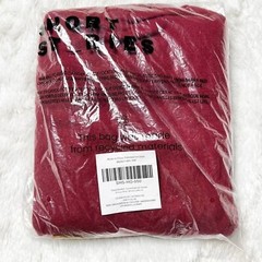 NIP Short Stories Travel Blanket & Pouch in Ruby Wine 35×78