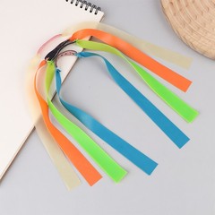 5Pcs 0.5/0.65/0.8/1.0MM Catapult Slingshot Hunting Powerful Flat Rubber Bands