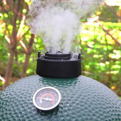 Cast Iron Chimney Cap Daisy Wheel with Large&Medium Big Green Egg,Dual Functi…
