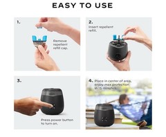2 PACK SEALED Thermacell E55 Graphite Mosquito Repellent, Rechargeable, 12 HR.
