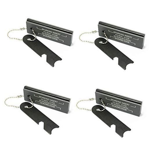 Magnesium Flint Fire Starter, Survival Fire Blocks with Striker for