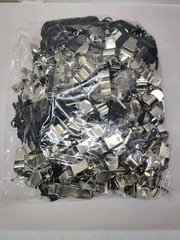 200 Pack Small Stainless-Steel Whistles with Lanyards Loud Sound SEALED NEW