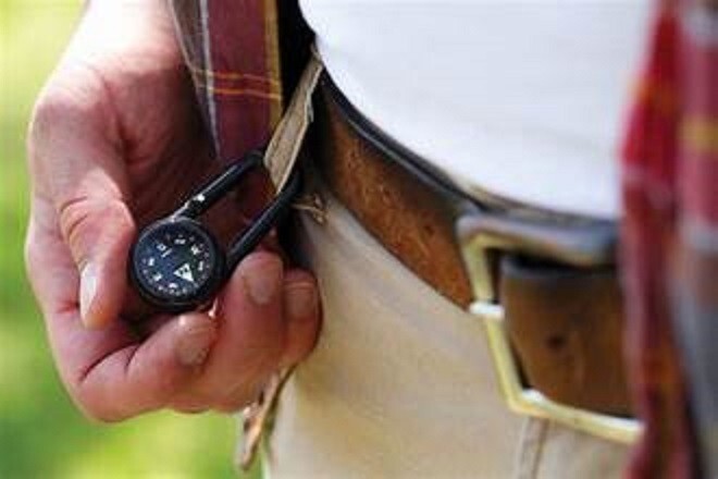 Coghlan’s Carabiner Compass – Compact Lightweight – Survival – Glow In Dark 1985