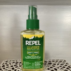 Repel Lemon & Eucalyptus Insect Repellent Deet – Free 4 Oz Plant Based New
