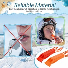 48 PCS Emergency Whistle, 120db Plastic Whistle with Clip Bulk with Lanyard