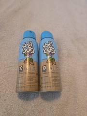 Shubug Kids Natural Insect Repellent Spray 2 Pack 3 oz Ea Lasts 10Hrs Plant Base