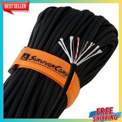 TITAN Survival Patented Paracord 550 – 25ft, 100ft, 500ft & Color Options – 620L