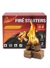 Nvkrvks Fire Starter, EasyBurning Fire Starter Squares for Wood Stoves, Campf…