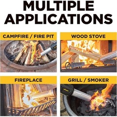 Hot Air Fire Starter Charcoal Igniter Campfire Tool Chemical Free BBQ Gadget New