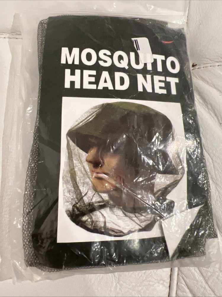 2x Anti-Mosquito Bug Bee Fly Insect Head Net Protection Fishing Hiking Garden