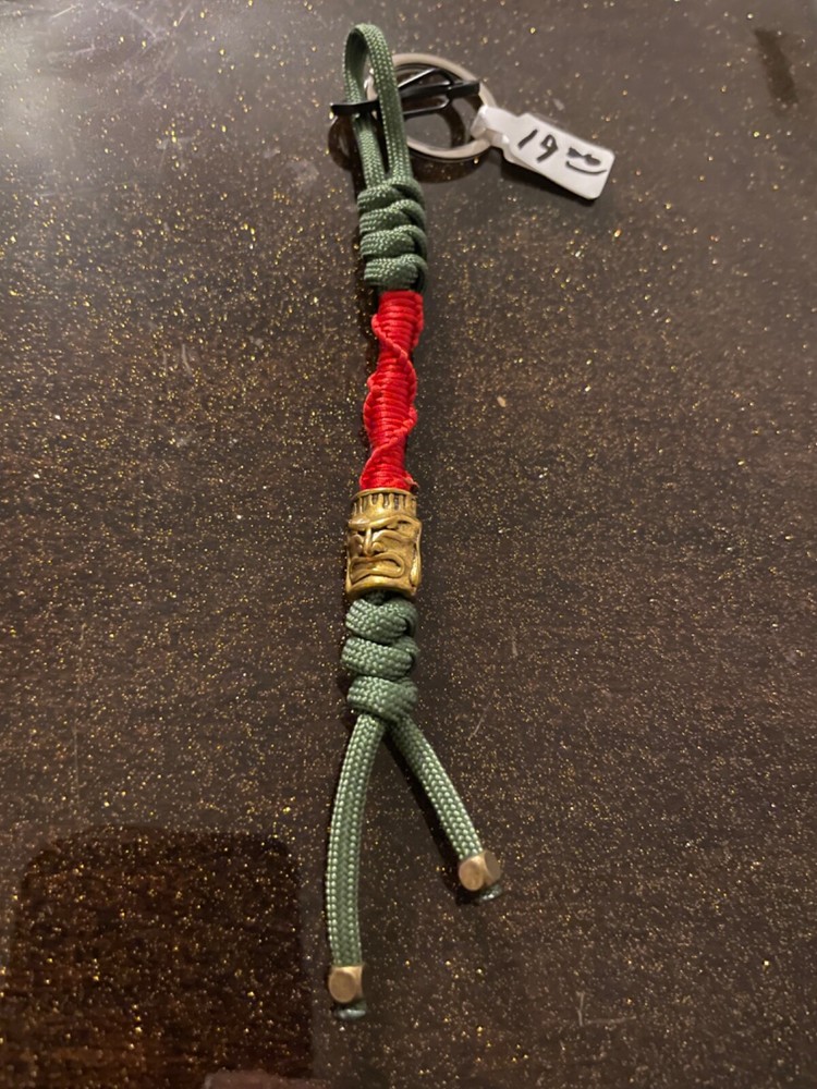Keychain or knife lanyard. Bag, backpack, jacket zipper pull. Buddhist deities