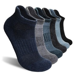 SeeyAN Merino Wool Ankle Hiking Socks For Men & Women No Large, Blue & Green