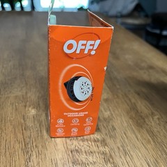 OFF! Clip On Mosquito Repellent Fan Starter Kit Fan Circulated Repellent SEALED