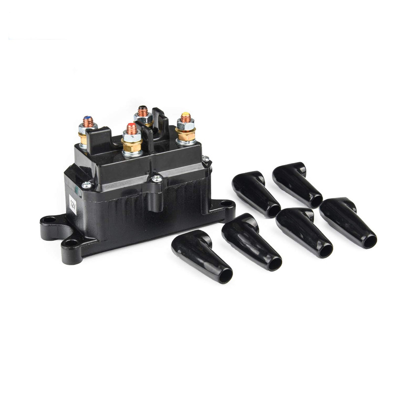 Mayspare 250A Winch Solenoid Relay Contactor 12V Winch Relay For Atv Utv Boat