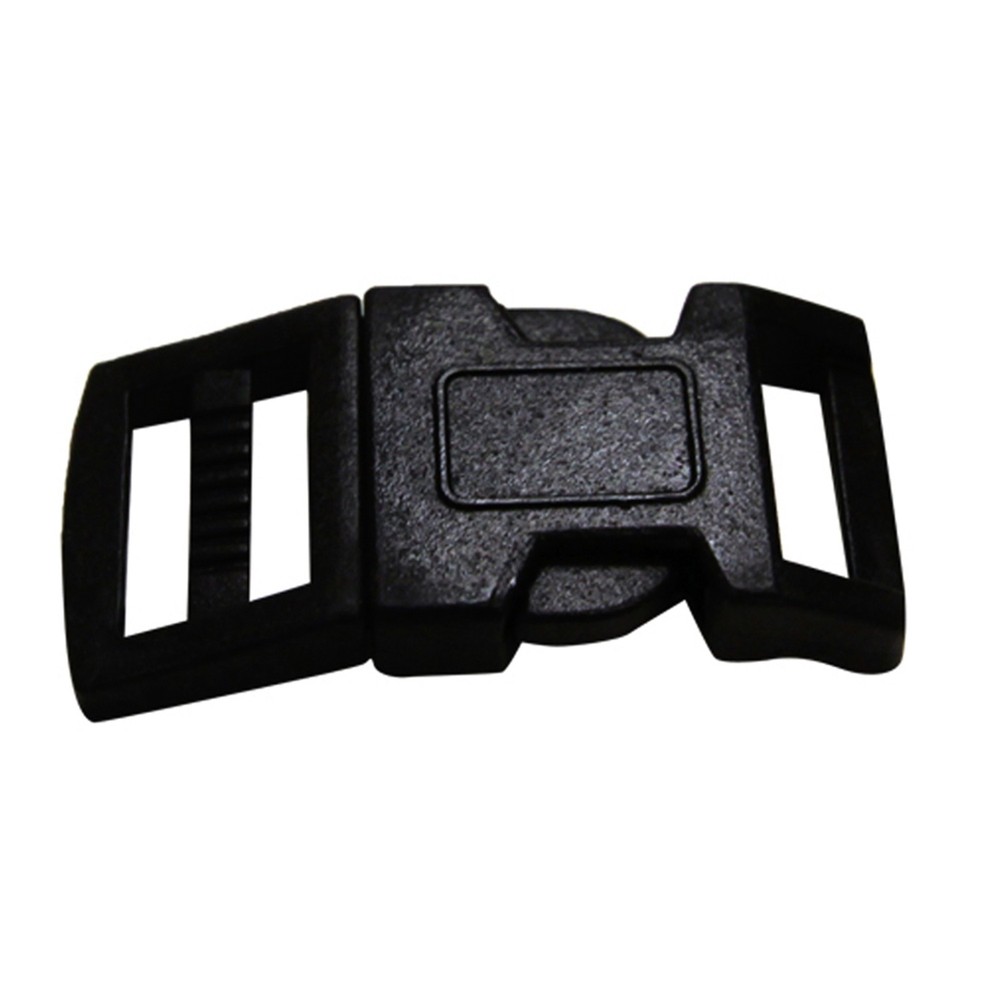 SecureLine PCBBL Black Plastic Paracord Survival Bracelet Buckle Large