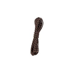 550 Paracord with Reflective Tracer – 35 ft | Black/Orange Nylon Rope for