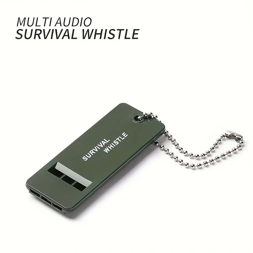 Reliable Loud-Sounding Handy Camping-Ready 2PCS Three-Frequency Survival Whistle