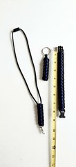 Paracord Thin Blue Line Bracelet / Keychain / Lanyard Gift Set /Made in The USA