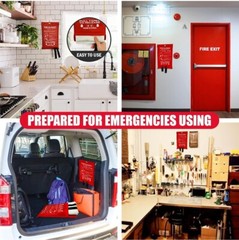 Emergency Survival Fiberglass Fire Blanket Shelter Safety Cover 39 x 39 in