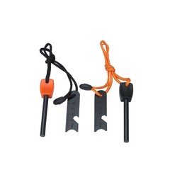 Ferrocerium Alloy Rod Fire Starter, 5/16 Inch Thick Waterproof Fire Steel, Bu…