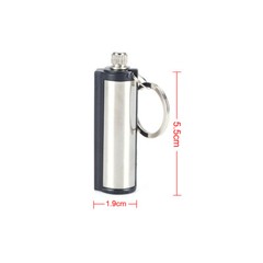 2Pcs Permanent Match Keychain Emergency Lighter Survival Tools Waterproof –
