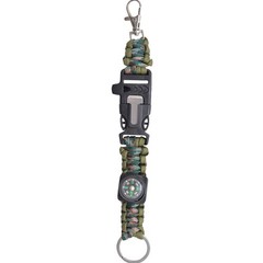 Camillus Nimble 6.5″ Survival Knife Set Keychain Whistle Compass Firestarter