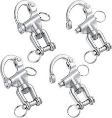316 Stainless Steel Swivel Snap Shackle Clevis Quick Heavy Duty Release Sprin…