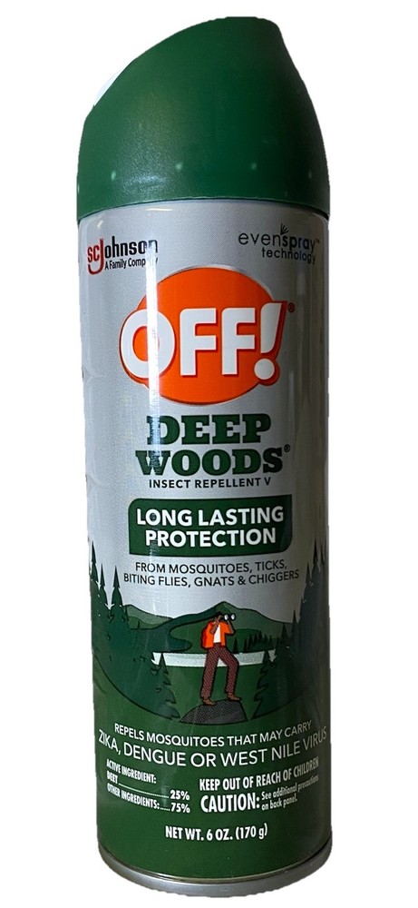 NEW JOHNSON OFF! Deep Woods 6 oz. Insect Repellent Aerosol Spray
