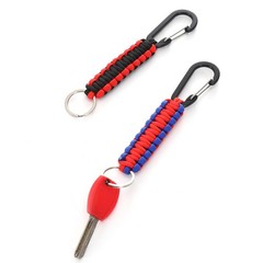 2Pcs Square Lanyard Keychain Multifunctional Outdoor Camping Water Bottle Hook
