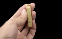 High Decibel Brass Keychain Whistle Referee Holder Outdoor Survival EDC Tool