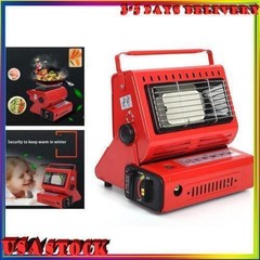 Camping Emergency Butane Heater Double Coherent Heat Source Survival Tools!!