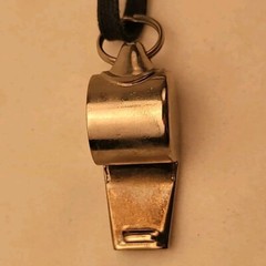 Vintage The ACME Thunderer Wooden Ball Whistle Original Made In England Referee