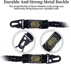 Fashion Paracord Tactical Woven Long Lanyard for Hanging Key Camera Whistle