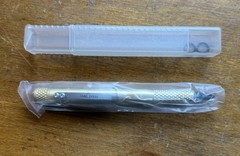 CountyComm Maratac Red Delrin & Brass Pen Driver Lot Pop Pen Key Pry Tool EDC