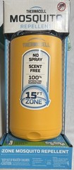 Thermacell Mosquito Repeller Patio Shield Brand New In Box Yellow