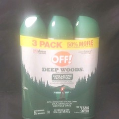 OFF! Deep Woods Insect Repellent, DRY 9 oz, Pack of 3