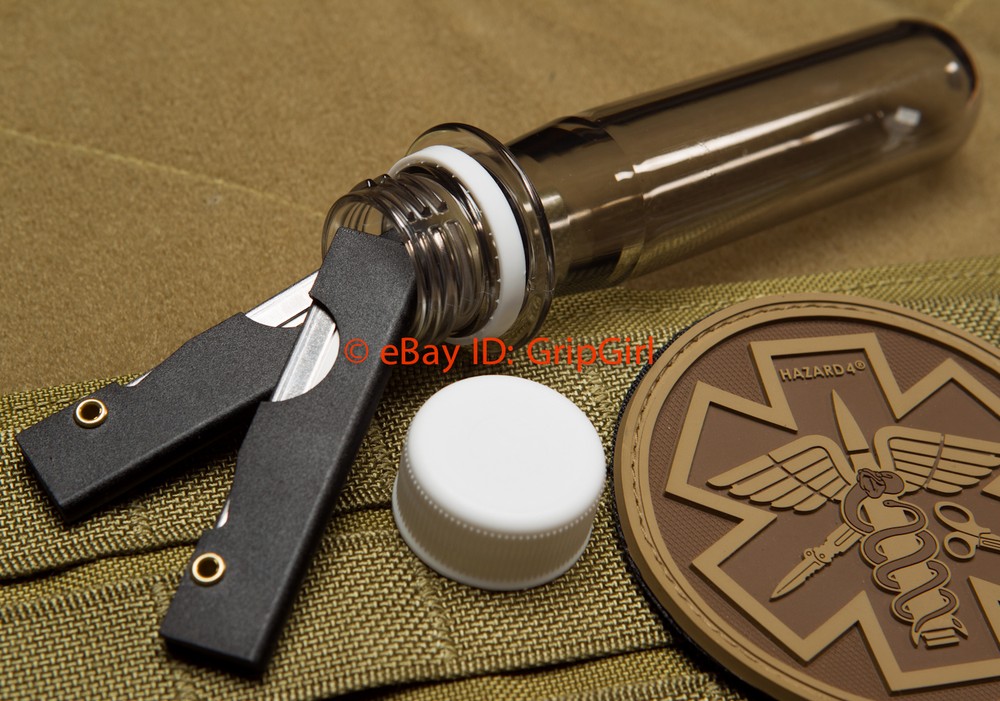 TSA Approved 2oz Waterproof Storage Vault Capsule Container EDC Survival Gear