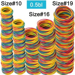 Rubber Bands assorted size multicolor 0.5lb rubber bands for